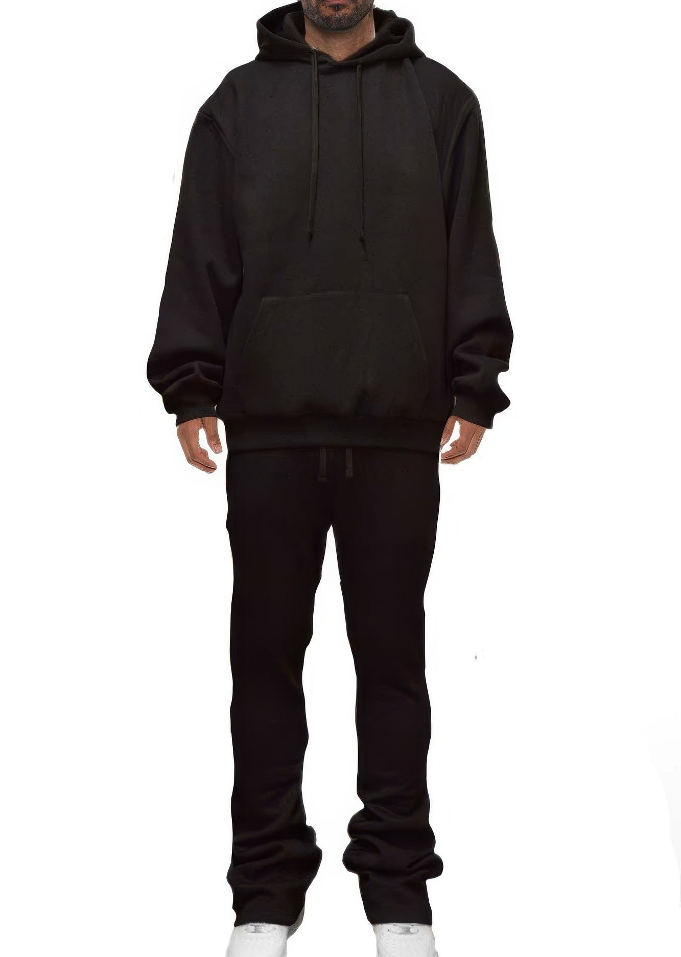 Men's Solid Stacked Flared Track Set