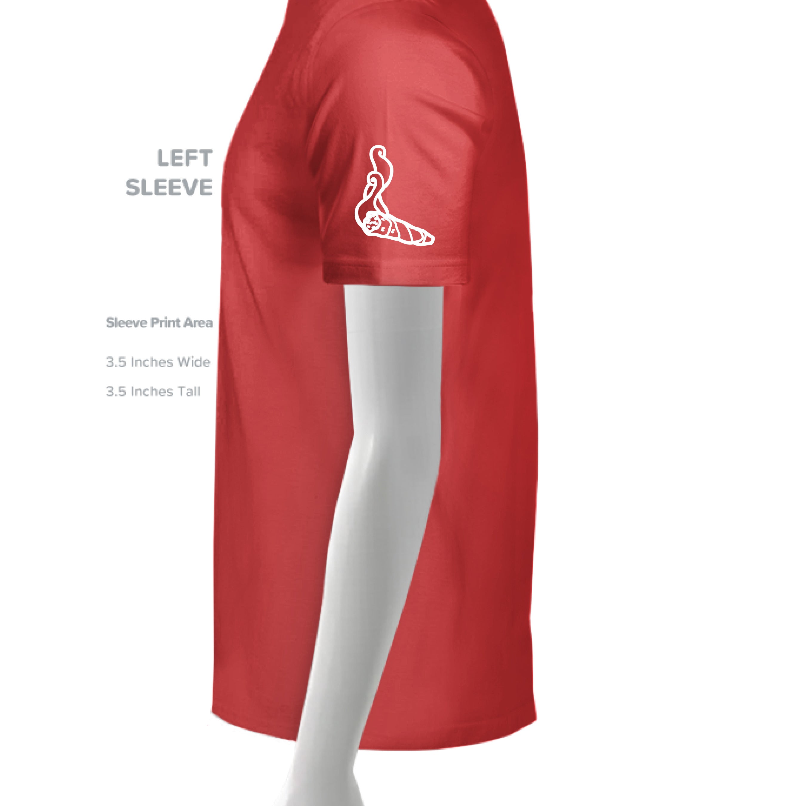 SOLID RED TRIBLN - SLEEVE_LEFT