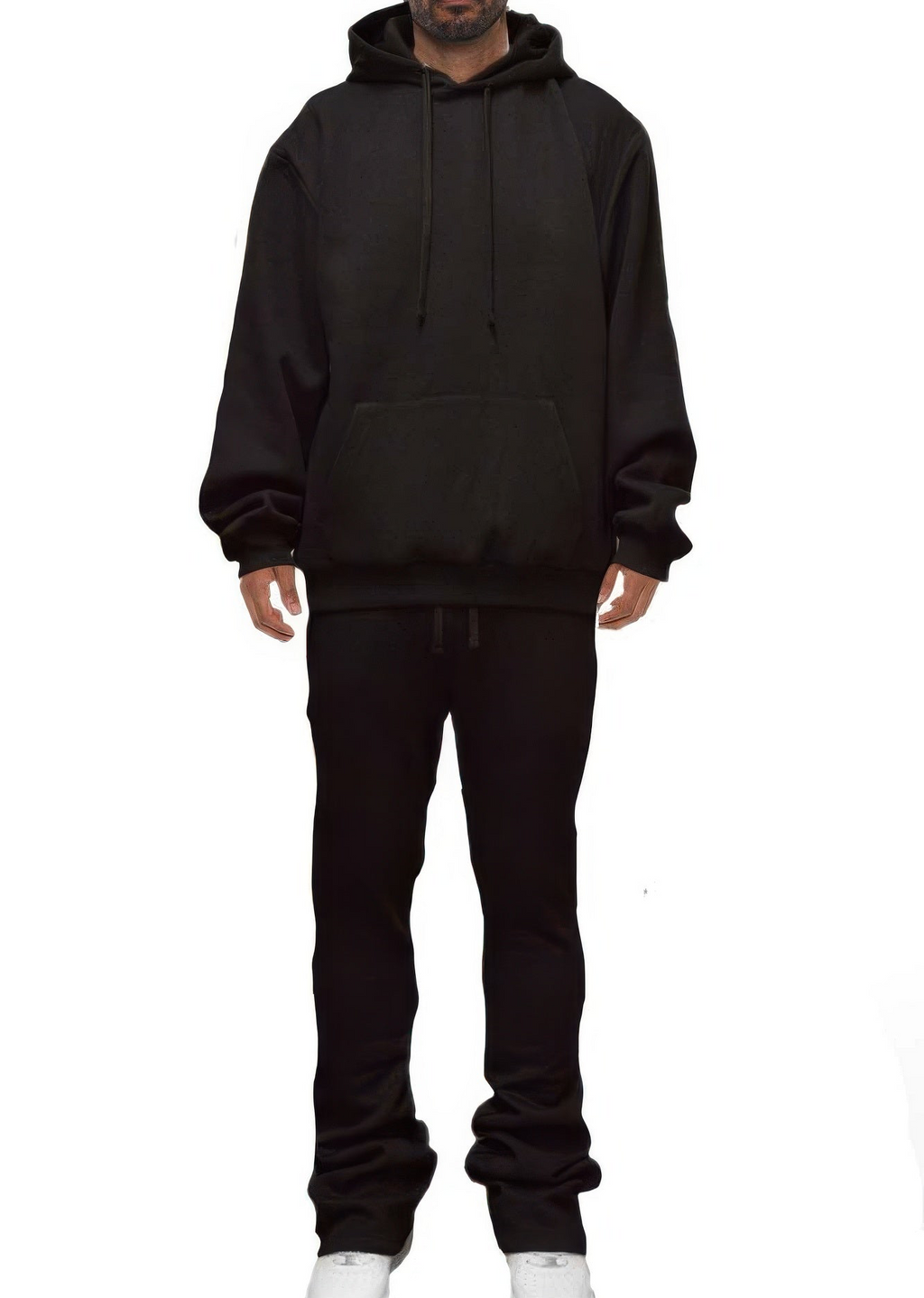 Men's Solid Stacked Flared Track Set