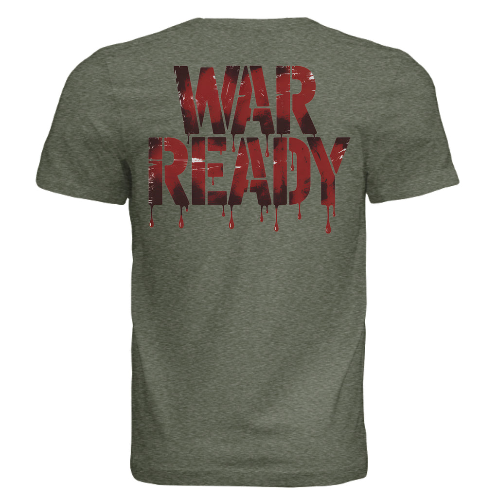 Military Green Triblend - BACK